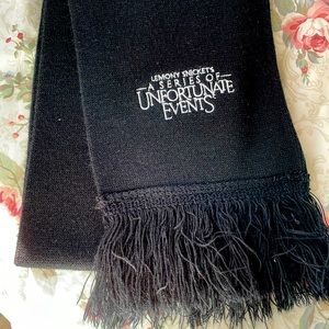 Lemony Snicket‘s scarf. From original movie. 64”. Unisex. collectible. Genuine.